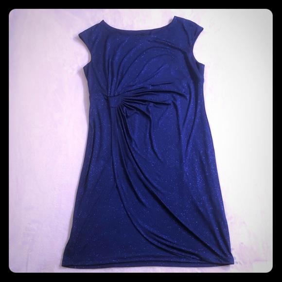 dress barn royal blue dress
